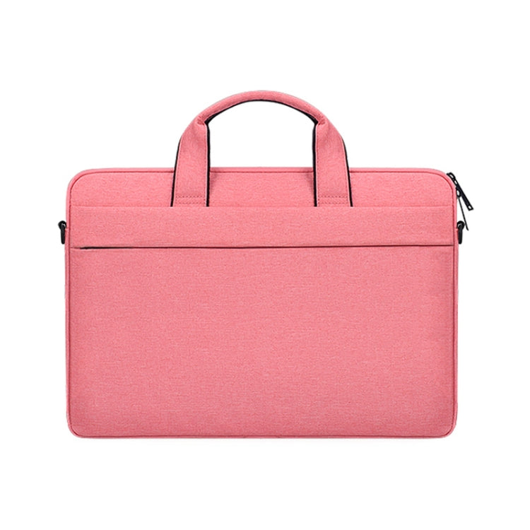 ST03S 15.4 inch Double Side Pockets Wearable Oxford Cloth Soft Handle Portable Laptop Tablet Bag(Pink) - 15 inch by PMC Jewellery | Online Shopping South Africa | PMC Jewellery | Buy Now Pay Later Mobicred