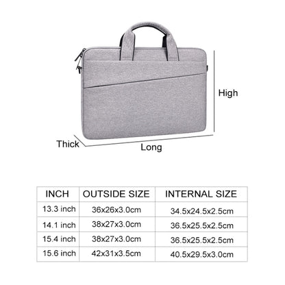 ST03S 15.6 inch Double Side Pockets Wearable Oxford Cloth Soft Handle Portable Laptop Tablet Bag(Deep Space Gray) - 15.6 - 17 inch by PMC Jewellery | Online Shopping South Africa | PMC Jewellery | Buy Now Pay Later Mobicred