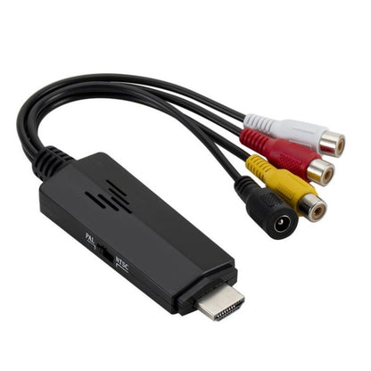 HD Video to 3RCA AV CVBS Converter Adapter - Converter by PMC Jewellery | Online Shopping South Africa | PMC Jewellery | Buy Now Pay Later Mobicred