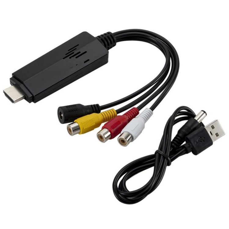 HD Video to 3RCA AV CVBS Converter Adapter - Converter by PMC Jewellery | Online Shopping South Africa | PMC Jewellery | Buy Now Pay Later Mobicred