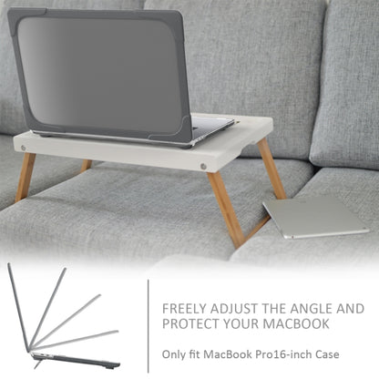 For MacBook Pro 16 inch A2141 (2019) PC + TPU Two Colors Laptop Protective Case(Grey) - MacBook Pro Cases by PMC Jewellery | Online Shopping South Africa | PMC Jewellery | Buy Now Pay Later Mobicred