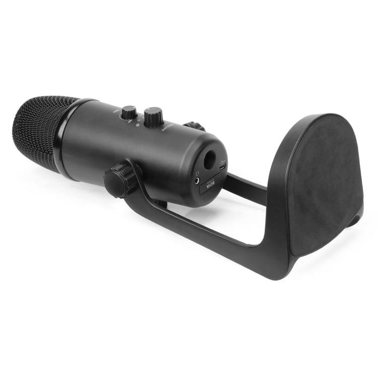 BOYA BY-PM700 USB Sound Recording Condenser Microphone with Holder, Compatible with PC / Mac for Live Broadcast Show, KTV, etc. (Black) - Microphone by BOYA | Online Shopping South Africa | PMC Jewellery | Buy Now Pay Later Mobicred