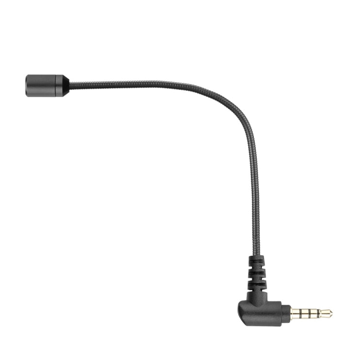 BOYA BY-UM4 3.5mm Interface Plug Live Show Omni-directional Condenser Mic Mini Flexible Microphone for iPhone, Galaxy, Huawei, LG and other Smartphones(Black) - Camera Microphone by BOYA | Online Shopping South Africa | PMC TechLife | Buy Now Pay Later Mobicred