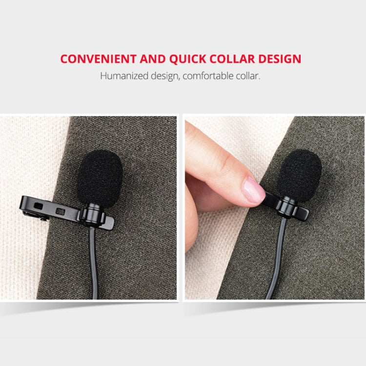 YELANGU YLG9926B MY2 Mini Lavalier Microphone for Mobile Phones / Tablets /  Digital Cameras (Black) - Camera Microphone by YELANGU | Online Shopping South Africa | PMC Jewellery | Buy Now Pay Later Mobicred