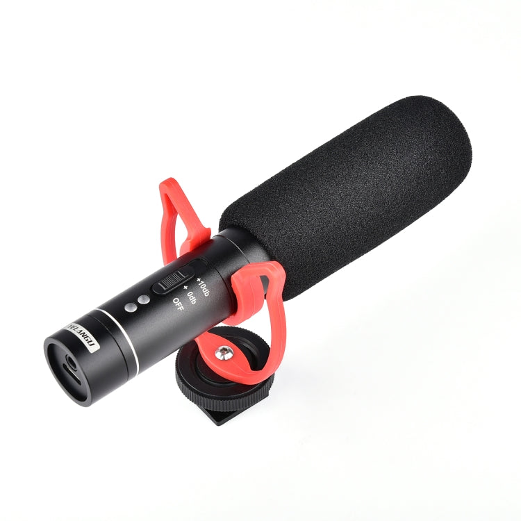 YELANGU MIC015 Professional Interview Condenser Video Shotgun Microphone with 3.5mm Audio Cable for DSLR & DV Camcorder (Black) - free shipping - PMC Jewellery - Order now!