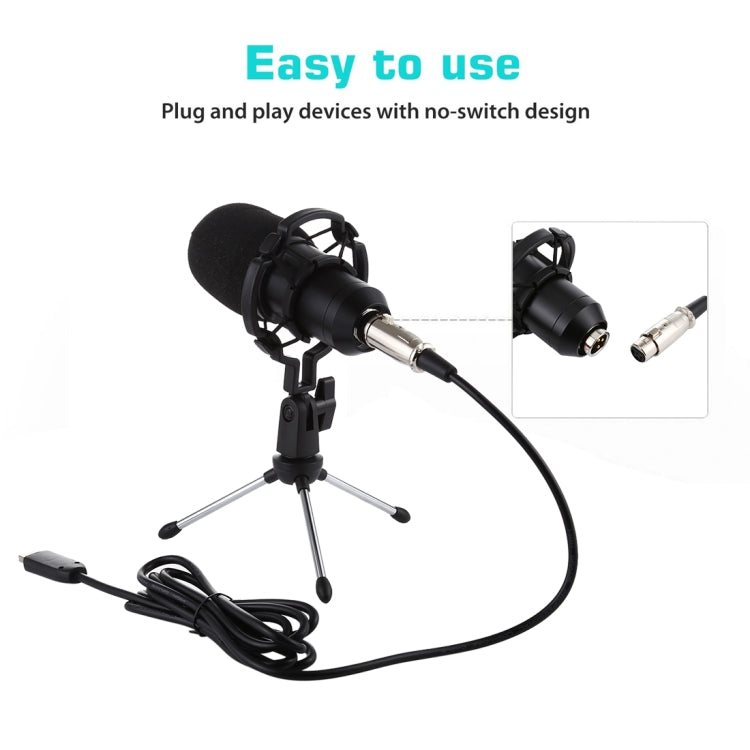 BM-700 USB Professional Condenser Microphone - Microphone by PMC Jewellery | Online Shopping South Africa | PMC Jewellery | Buy Now Pay Later Mobicred