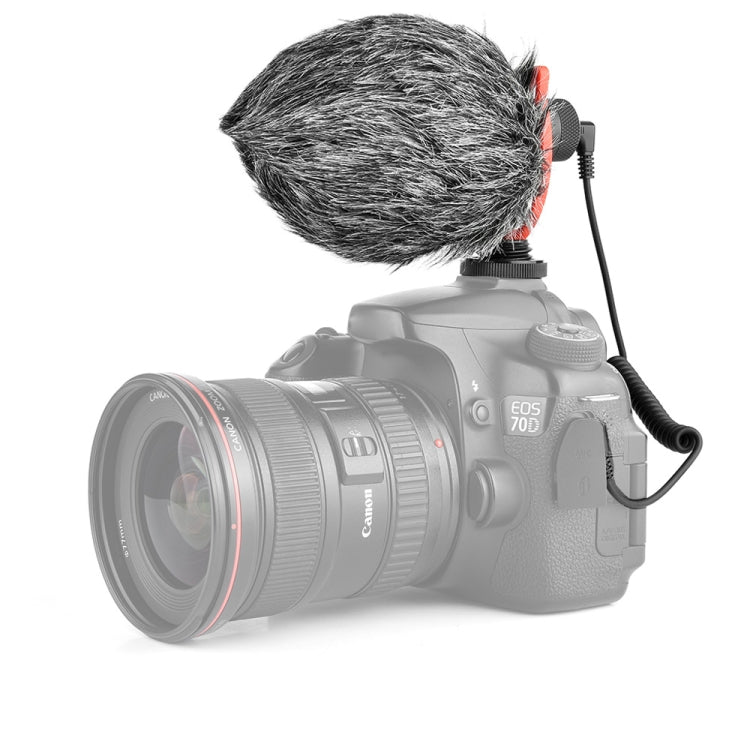 YELANGU MIC10 YLG9920A Professional Interview Condenser Video Shotgun Microphone with 3.5mm Audio Cable for DSLR & DV Camcorder (Black) - free shipping - PMC Jewellery - Order now!