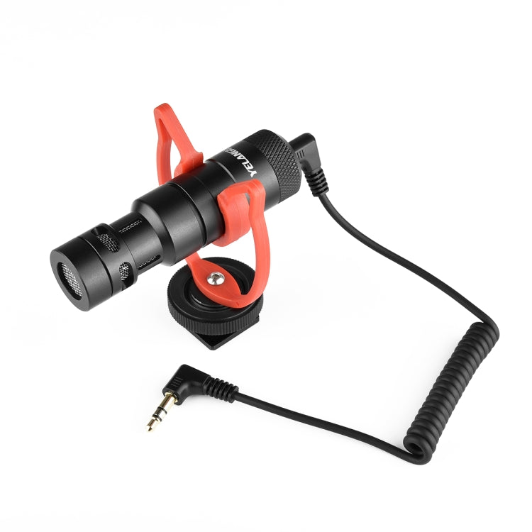 YELANGU MIC10 YLG9920A Professional Interview Condenser Video Shotgun Microphone with 3.5mm Audio Cable for DSLR & DV Camcorder (Black) - free shipping - PMC Jewellery - Order now!