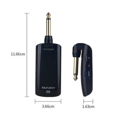 Measy AU688-U 20 Channels Wireless Guitar System Rechargeable Musical Instrument Transmitter Receiver - Microphone Audio Cable & Connector by Measy | Online Shopping South Africa | PMC Jewellery | Buy Now Pay Later Mobicred