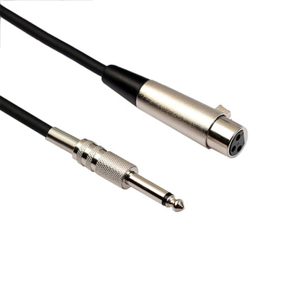 10m XLR 3-Pin Female to 1/4 inch (6.35mm) Mono Shielded Microphone Mic Cable - Microphone Audio Cable & Connector by PMC Jewellery | Online Shopping South Africa | PMC Jewellery | Buy Now Pay Later Mobicred