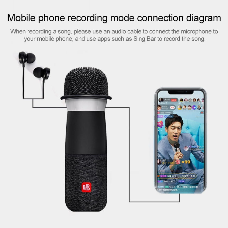 Xiaomi Youpin G1 Karaoke Microphone Wireless Bluetooth Speaker(Black) - Microphone by Xiaomi | Online Shopping South Africa | PMC Jewellery | Buy Now Pay Later Mobicred