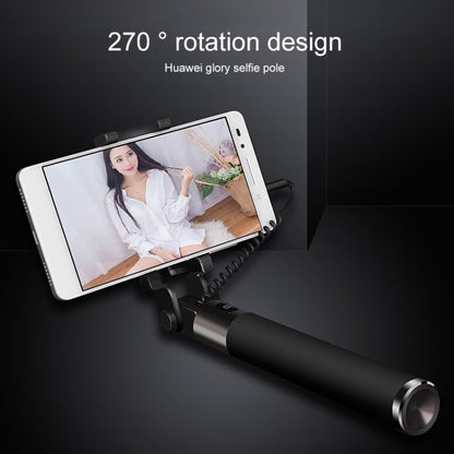 Original Huawei AF11 Mobile Phone Universal Wire Control Portable Mini Telescopic Folding Selfie Stick - Selfie Sticks by Huawei | Online Shopping South Africa | PMC Jewellery