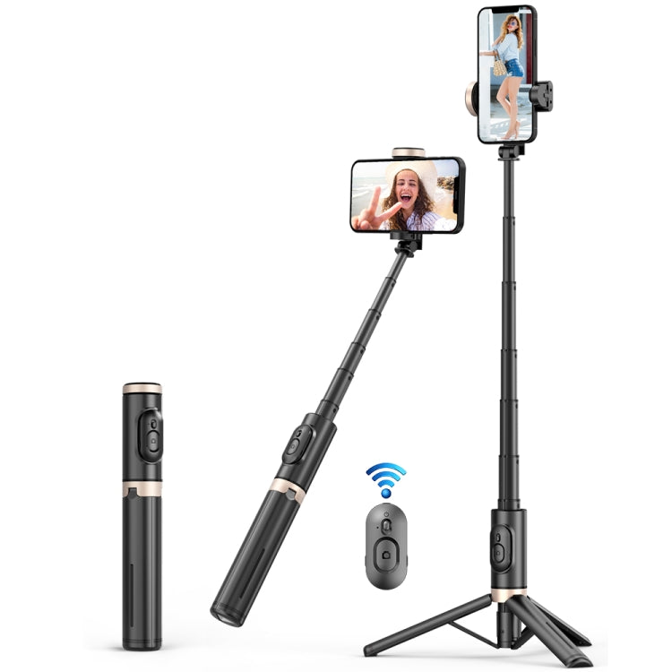 Q12 Hidden Design Reinforced Bluetooth Remote Control Tripod Selfie Stick (White) - Selfie Light by PMC Jewellery | Online Shopping South Africa | PMC Jewellery | Buy Now Pay Later Mobicred