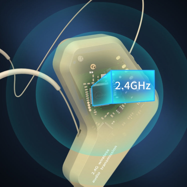 ASiNG  WM03 2.4G Wireless Microphone Headset Microphone Bluetooth Speaker Kit (White) - Microphone by ASiNG | Online Shopping South Africa | PMC TechLife | Buy Now Pay Later Mobicred