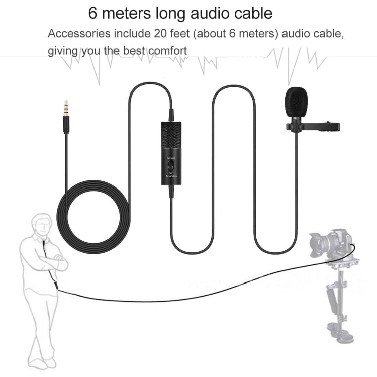 Yanmai R955S Professional Clip-on Lapel Mic Lavalier Omni-directional Condenser Microphone, For Live Broadcast, Show, KTV, etc - free shipping - PMC TechLife - Order now!
