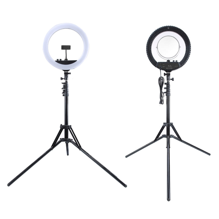 MANTOO RL-18 II 100-240V 55W 18 inch Two-color Dimmable Ring Fill Light with Tripod - free shipping - PMC Jewellery - Order now!