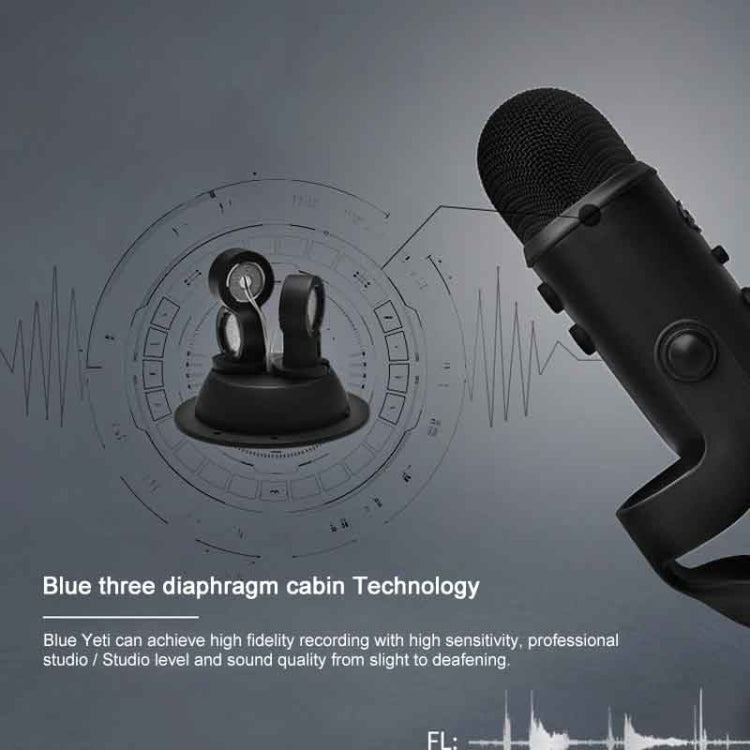 Logitech Blue Yeti USB Condenser Microphone(Silver) - Microphone by Logitech | Online Shopping South Africa | PMC TechLife | Buy Now Pay Later Mobicred