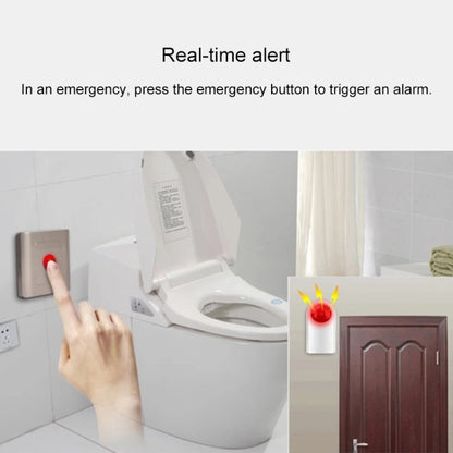 CW-01 Wireless Disabled Toilet Alarm Call Button Set - Others Alarm by PMC Jewellery | Online Shopping South Africa | PMC Jewellery