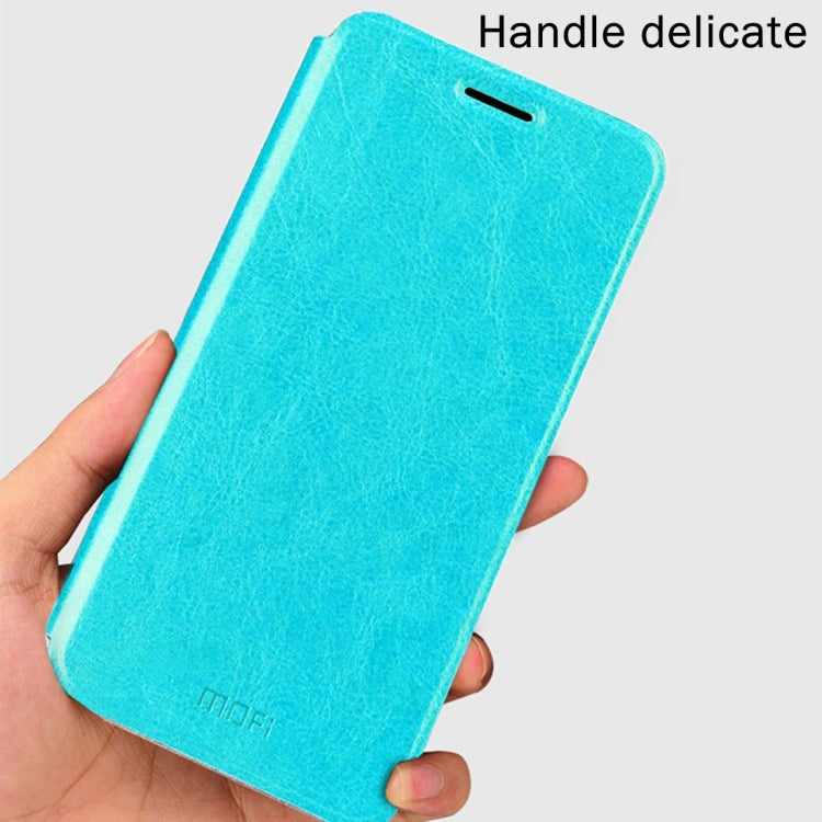 MOFI for  Huawei P10 Plus Crazy Horse Texture Horizontal Flip Leather Case with Holder (Blue) - Huawei Cases by MOFI | Online Shopping South Africa | PMC Jewellery