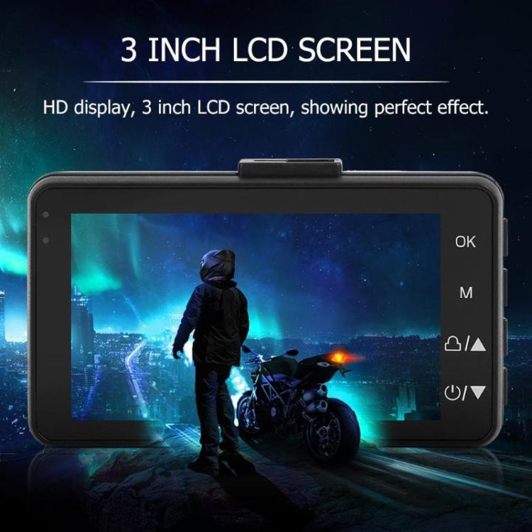 MT-80 3.0 inch 140 Degrees Wide Angle HD Video Motorcycle Dual  Camera DVR, Support TF Card (32GB Max) - Electrical Instruments by PMc TechLife | Online Shopping South Africa | PMc TechLife | Buy Now Pay Later Mobicred