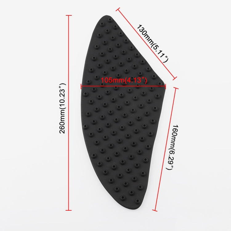 MB-OC024 Motorcycle Modification Accessories Pasteable Tank Anti-slip Side Insulation Protection Pad for Yamaha / Kawasaki / Honda - Protective Gear by PMC Jewellery | Online Shopping South Africa | PMC Jewellery | Buy Now Pay Later Mobicred