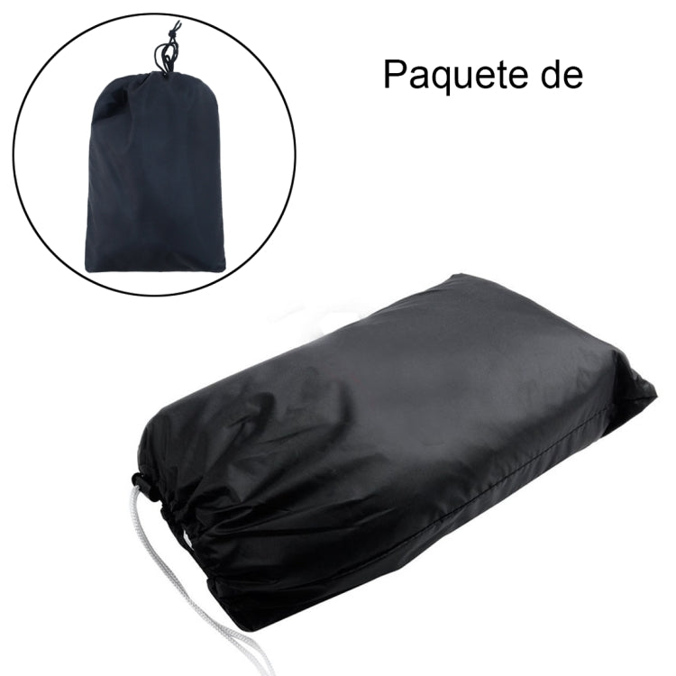 210D Oxford Cloth Motorcycle Electric Car Rainproof Dust-proof Cover, Size: XXXL (Black Silver) - Raincoat by PMC Jewellery | Online Shopping South Africa | PMC Jewellery | Buy Now Pay Later Mobicred