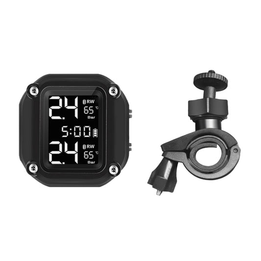 M4 Motorcycles Tire Pressure Monitor with Holder (Black) - Electrical Instruments by PMC Jewellery | Online Shopping South Africa | PMC Jewellery | Buy Now Pay Later Mobicred