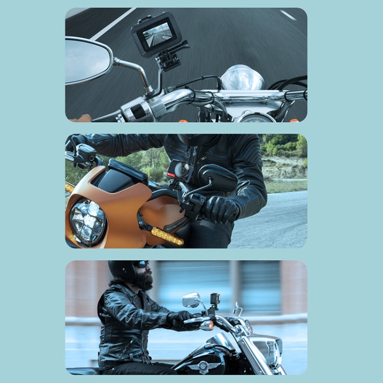 RUIGPRO Motorcycle Handlebar Alloy Phone Bracket for GoPro, Insta360, DJI and Other Action Cameras(Blue) - Bicycle Handlebar Mount by PMC TechLife | Online Shopping South Africa | PMC TechLife | Buy Now Pay Later Mobicred
