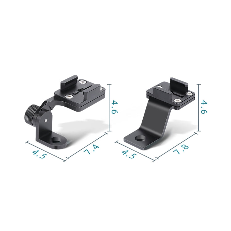 RUIGPRO Motorcycle Handlebar Alloy Phone Bracket for GoPro, Insta360, DJI and Other Action Cameras(Cyan) - Bicycle Handlebar Mount by PMC TechLife | Online Shopping South Africa | PMC TechLife | Buy Now Pay Later Mobicred