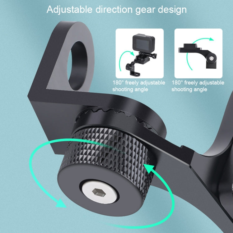 RUIGPRO Motorcycle Handlebar Alloy Phone Bracket for GoPro, Insta360, DJI and Other Action Cameras(Silver) - Bicycle Handlebar Mount by PMC TechLife | Online Shopping South Africa | PMC TechLife | Buy Now Pay Later Mobicred