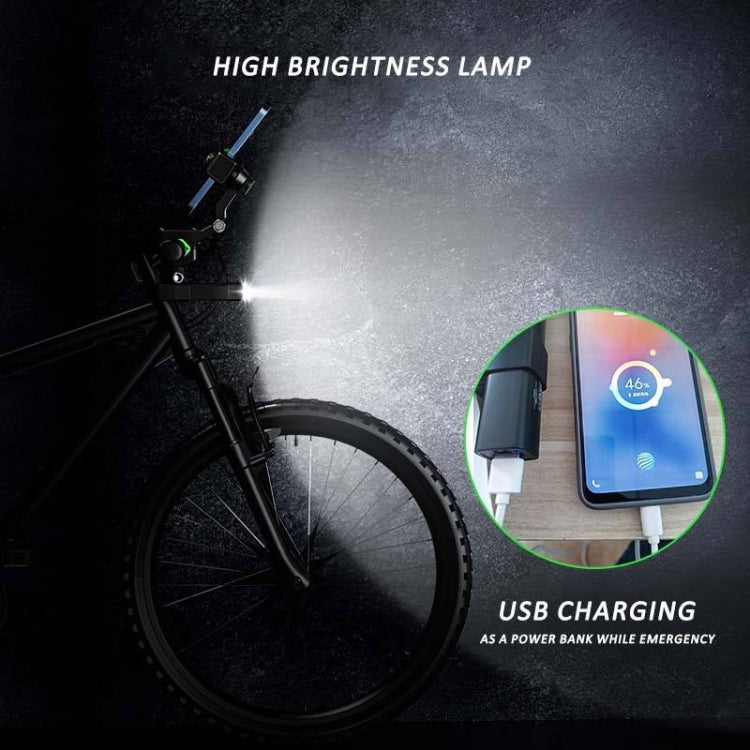 Motorcycle Spherical Compass Phone Holder, Handlebar with Light (Green) - Holder by PMC TechLife | Online Shopping South Africa | PMC TechLife | Buy Now Pay Later Mobicred