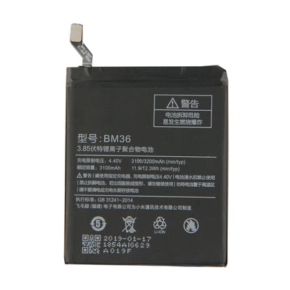 BM36 3100mAh for Xiaomi Mi 5s Li-Polymer Battery - For Xiaomi by PMC Jewellery | Online Shopping South Africa | PMC Jewellery | Buy Now Pay Later Mobicred