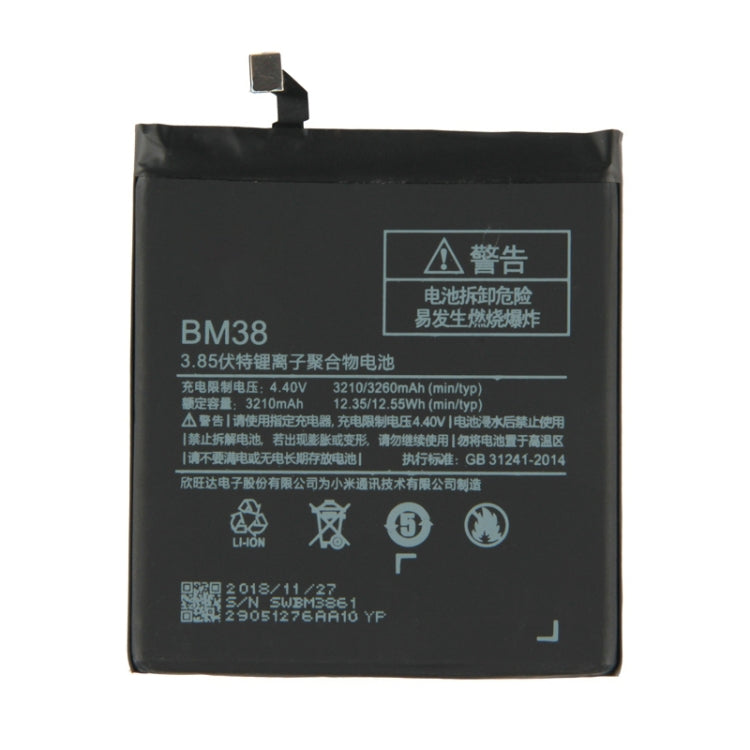 BM38 3210mAh for Xiaomi Mi 4s Li-Polymer Battery - For Xiaomi by PMC Jewellery | Online Shopping South Africa | PMC Jewellery | Buy Now Pay Later Mobicred