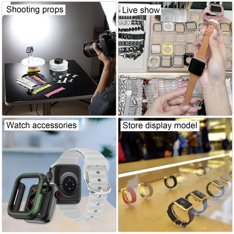 For Apple Watch Series 7 41mm Black Screen Non-Working Fake Dummy Display Model, For Photographing Watch-strap, No Watchband (Blue) - free shipping - PMC Jewellery - Order now!