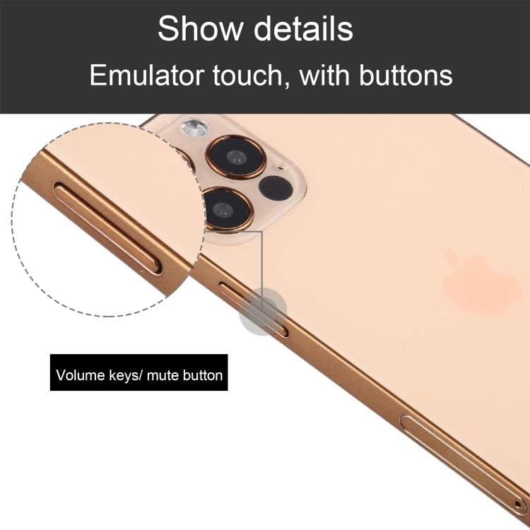 For iPhone 12 Pro Max Color Screen Non-Working Fake Dummy Display Model (Gold) - free shipping - PMC Jewellery - Order now!