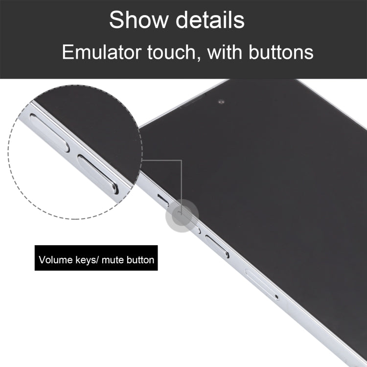 For iPhone 14 Pro Max Black Screen Non-Working Fake Dummy Display Model (White) - For iPhone & iPad by PMC TechLife | Online Shopping South Africa | PMC TechLife