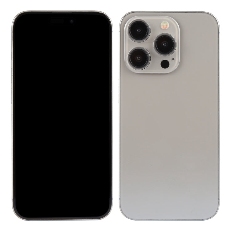 For iPhone 15 Pro Max Black Screen Non-Working Fake Dummy Display Model (Natural Titanium) - free shipping - PMC TechLife - Order now!