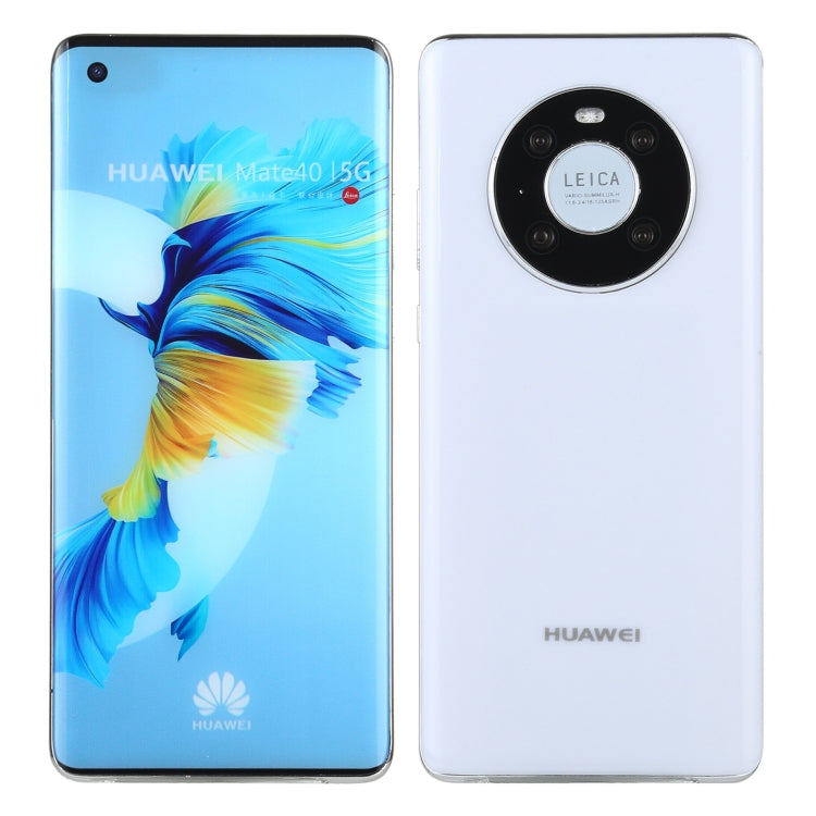 For Huawei Mate 40 5G Color Screen Non-Working Fake Dummy Display Model (White) - For Huawei by PMC Jewellery | Online Shopping South Africa | PMC Jewellery | Buy Now Pay Later Mobicred