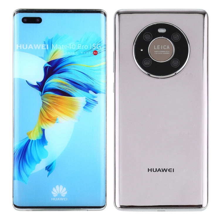 For Huawei Mate 40 Pro 5G Color Screen Non-Working Fake Dummy Display Model(Silver) - For Huawei by PMC Jewellery | Online Shopping South Africa | PMC Jewellery | Buy Now Pay Later Mobicred