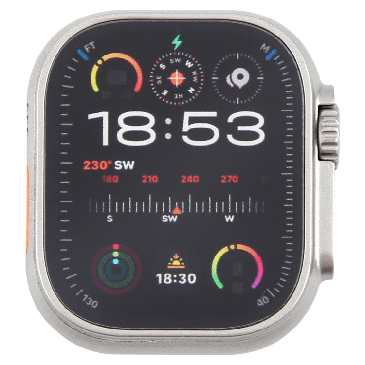 For Apple Watch Ultra 2 49mm Color Screen Non-Working Fake Dummy Display Model, For Photographing Watch-strap, No Watchband (Silver) - Watch Model by PMC TechLife | Online Shopping South Africa | PMC TechLife | Buy Now Pay Later Mobicred