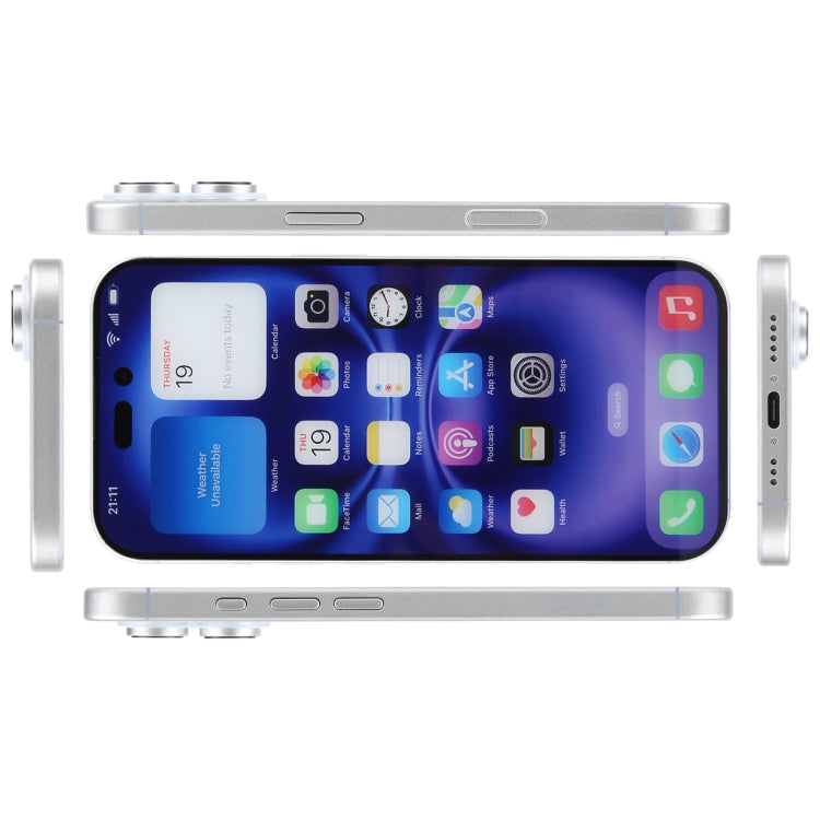 For iPhone 16 Color Screen Non-Working Fake Dummy Display Model (White) - For iPhone & iPad by PMC Jewellery | Online Shopping South Africa | PMC Jewellery | Buy Now Pay Later Mobicred