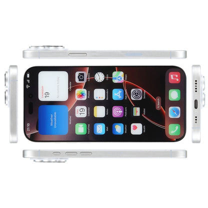 For iPhone 16 Pro Max Color Screen Non-Working Fake Dummy Display Model (White) - For iPhone & iPad by PMC Jewellery | Online Shopping South Africa | PMC Jewellery | Buy Now Pay Later Mobicred