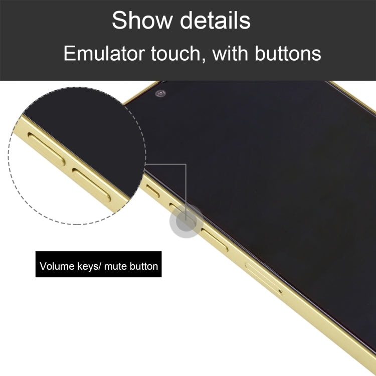 For iPhone 14 Plus Black Screen Non-Working Fake Dummy Display Model (Yellow) - For iPhone & iPad by PMC TechLife | Online Shopping South Africa | PMC TechLife | Buy Now Pay Later Mobicred