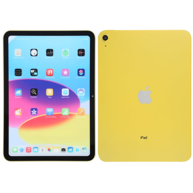 For iPad 10th Gen 10.9 2022 Color Screen Non-Working Fake Dummy Display Model (Yellow) - For iPhone & iPad by PMC Jewellery | Online Shopping South Africa | PMC Jewellery | Buy Now Pay Later Mobicred