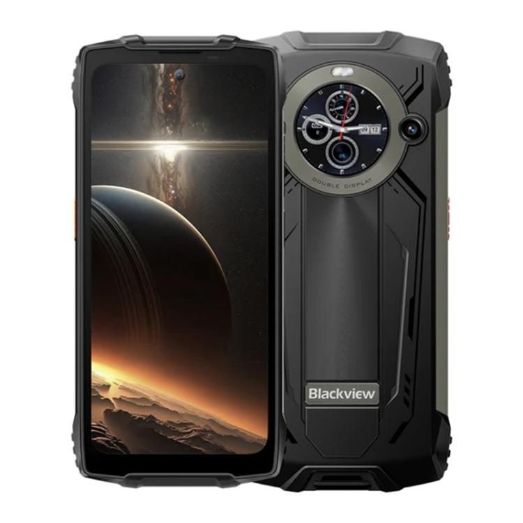 Blackview BV8200 Rugged Phone, 12GB+256GB, 6.5 inch + 1.3 inch Android 14 MediaTekHelio G100 MT8781, Network: 4G, NFC (Black) - free shipping - PMc TechLife - Order now!