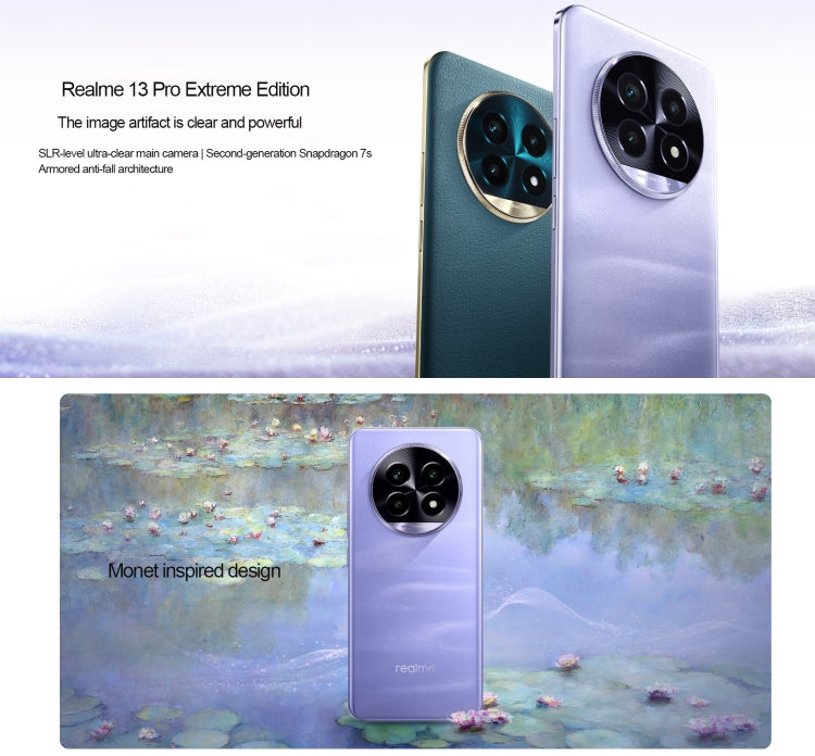 Realme 13 Pro Extreme Edition, 12GB+256GB, Screen Fingerprint Identification, 6.7 inch Realme UI 5.0 Snapdragon 7s Gen 2 Octa Core, NFC, Network: 5G (Emerald Green) - free shipping - PMC Jewellery - Order now!