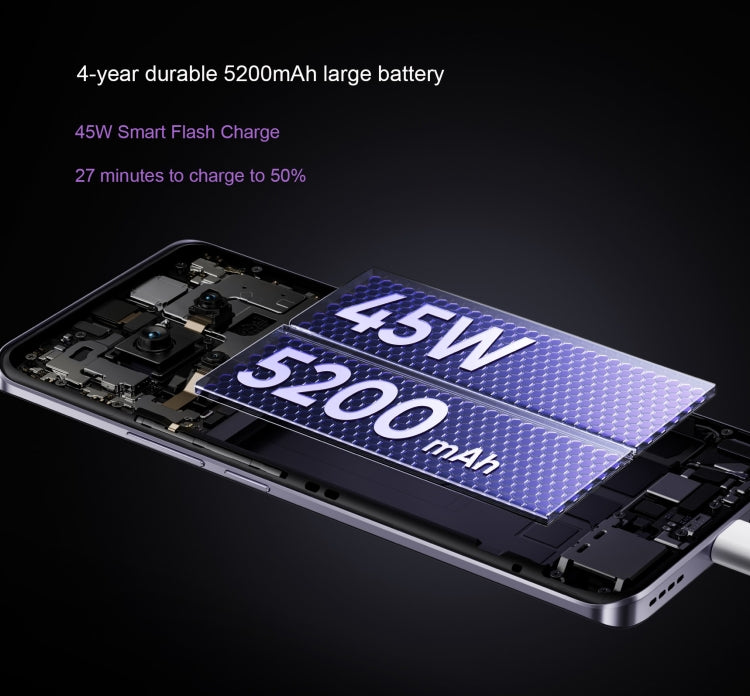 Realme 13 Pro Extreme Edition, 12GB+512GB, Screen Fingerprint Identification, 6.7 inch Realme UI 5.0 Snapdragon 7s Gen 2 Octa Core, NFC, Network: 5G (Purple) - free shipping - PMC Jewellery - Order now!