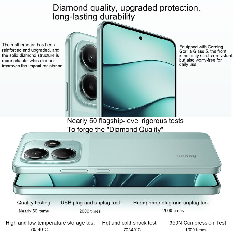 Xiaomi Redmi Note 14 5G, 8GB+256GB, 6.67 inch Xiaomi HyperOS Mediatek Dimensity 7025-Ultra Octa Core, Network: 5G (White) - free shipping - PMC Jewellery - Order now!