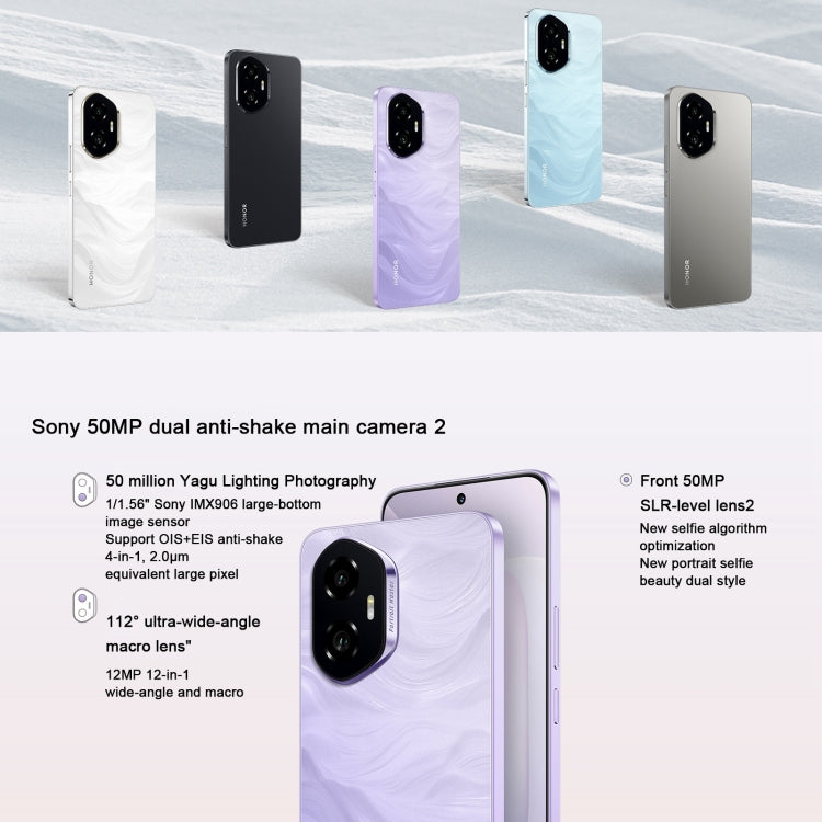 Honor 300, 12GB+512GB, Screen Fingerprint, 6.7 inch MagicOS 9.0 / Android 15 Snapdragon 7 Gen 3 Octa Core, Network: 5G, NFC, OTG, Support Google Play (White) - free shipping - PMc TechLife - Order now!