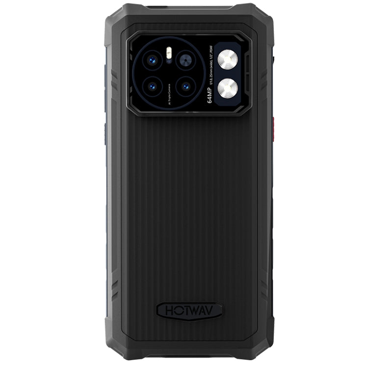 HOTWAV CYBER 13, IP68/IP69K Rugged Phone, 8GB+128GB, 10800mAh, 6.6 inch Android 14.0 Unisoc T606 Octa Core, Network: 4G, NFC, OTG (Black) - free shipping - PMC TechLife - Order now!